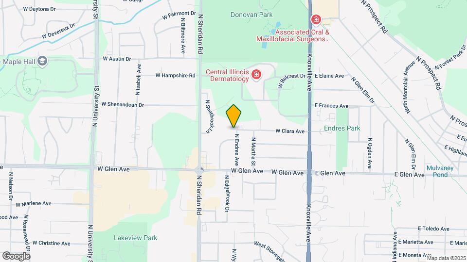 502 West Brookridge Lane Map and Location Details