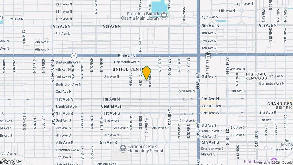 3921 Burlington Ave N Map and Location Details