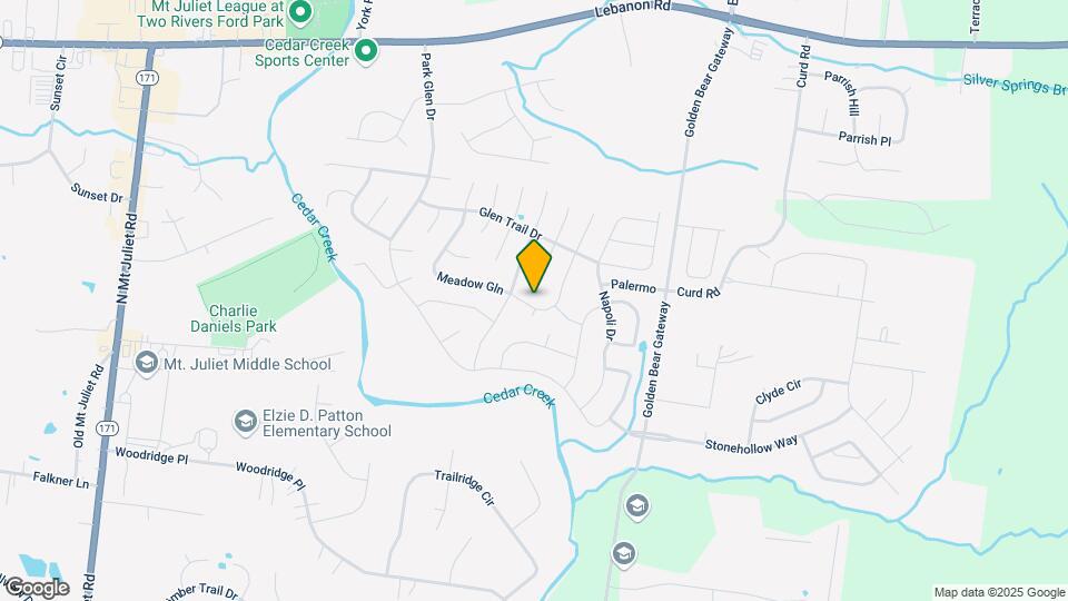 2845 Meadow Glen Map and Location Details
