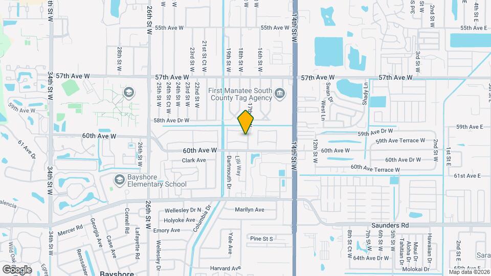 5908 17th St W, Unit C36 Mapa y Detalles de la Ubicación