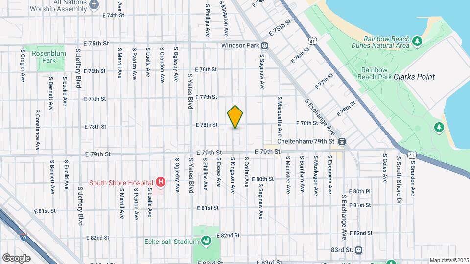 7815 S Kingston Ave Mapa y Detalles de la Ubicación