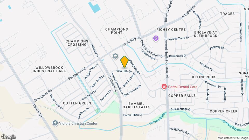 6110 Villa Hills Dr Map and Location Details