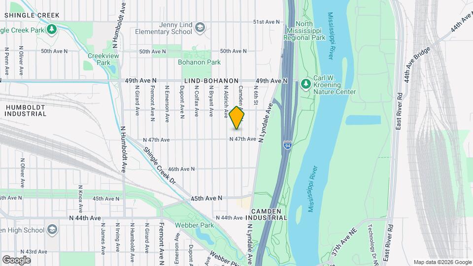4711 Camden Ave N Map and Location Details