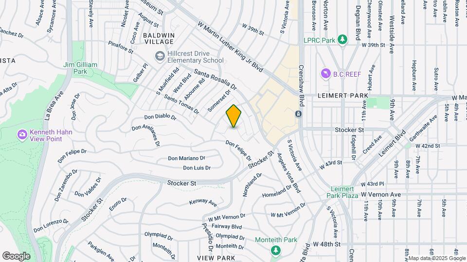 4192 Marlton Ave Mapa y Detalles de la Ubicación