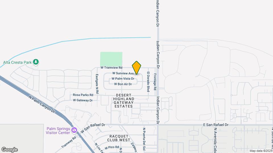 320 W Palm Vista Dr Map and Location Details