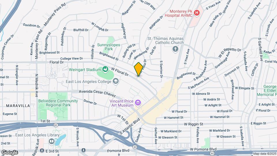 1180 College View Dr Map and Location Details