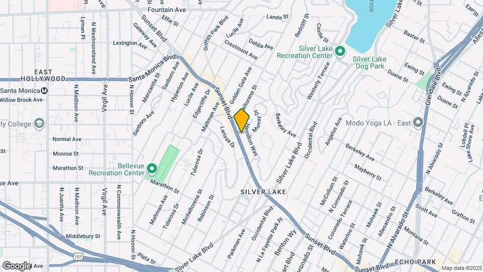 3303 W Sunset Blvd Map and Location Details