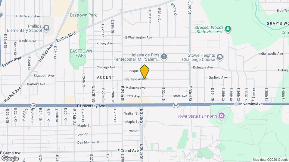 3007 Garfield Ave Mapa y Detalles de la Ubicación