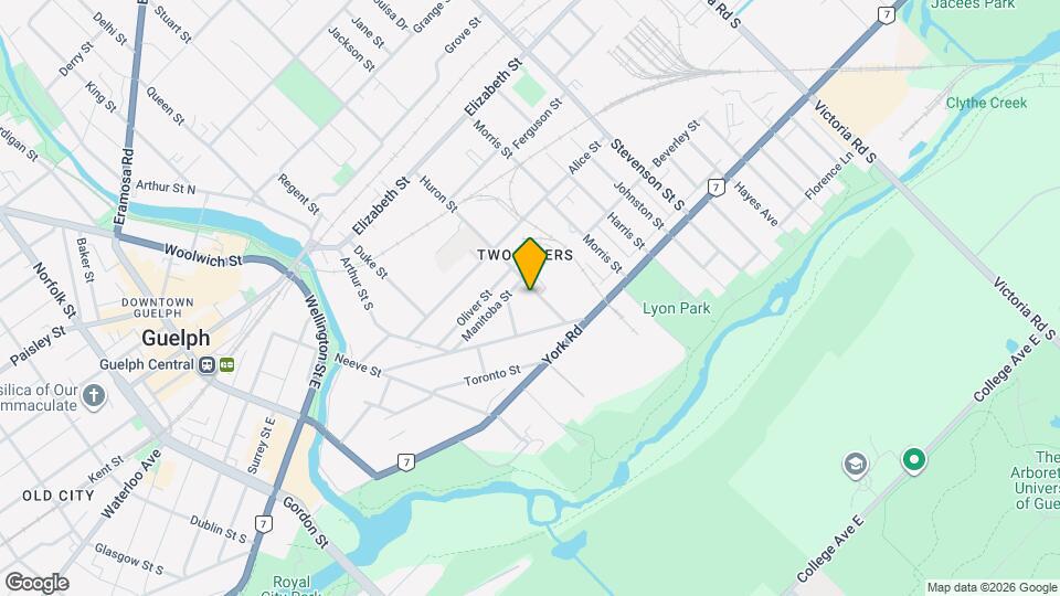 171 Huron St, Unit 2 Map and Location Details