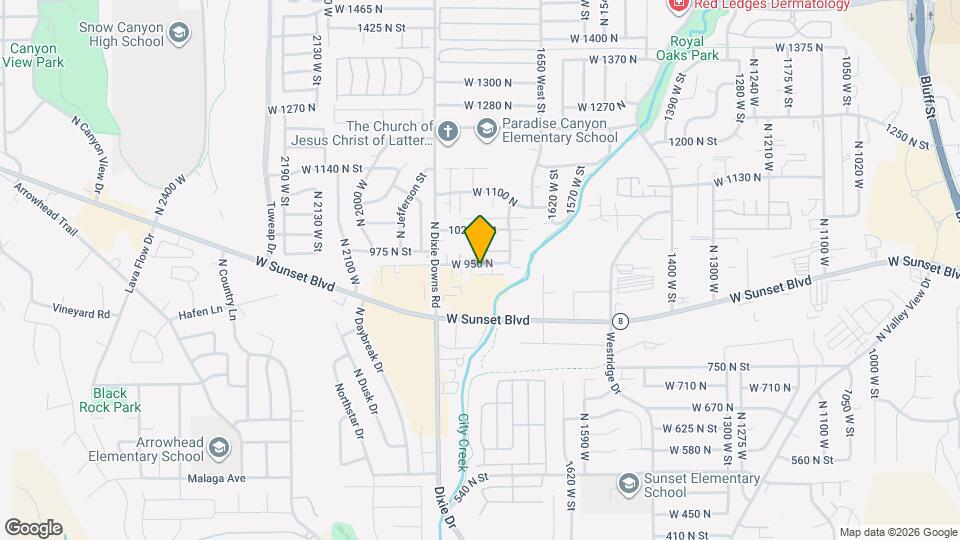 1793 W 950 N Map and Location Details