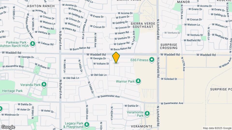 14228 W Willow Ave Map and Location Details