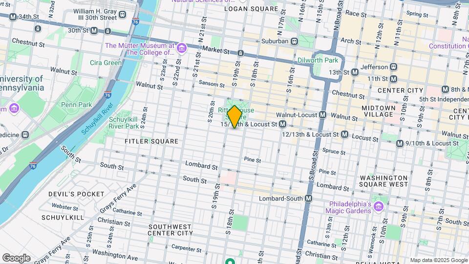 1825 Spruce St Mapa y Detalles de la Ubicación