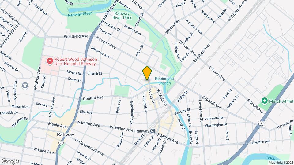 Rahway Arts Apartments Map and Location Details