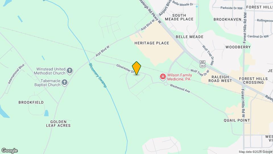 3704 Warwick Pl Map and Location Details