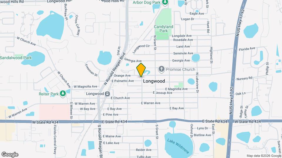 391 E Palmetto Ave Mapa y Detalles de la Ubicación