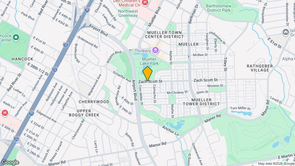 1925 Zach Scott St Map and Location Details