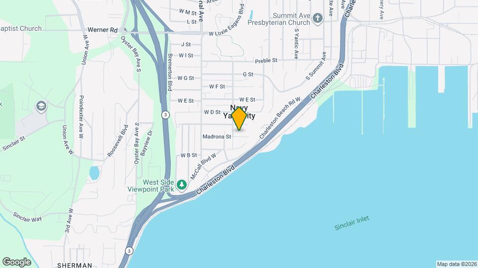 3618 Madrona St Map and Location Details