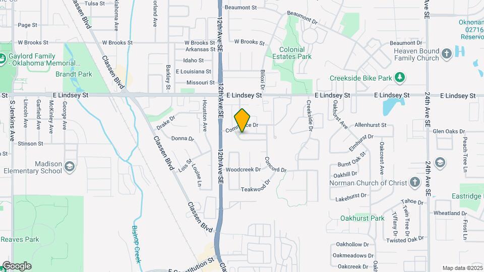 1301 Eastgate Dr Map and Location Details