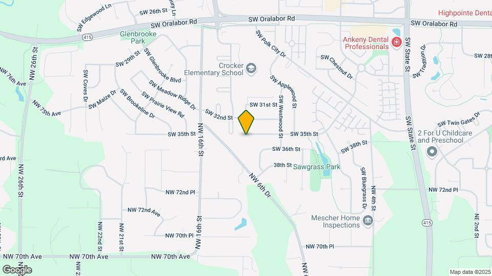 2621 SW 35th St Map and Location Details