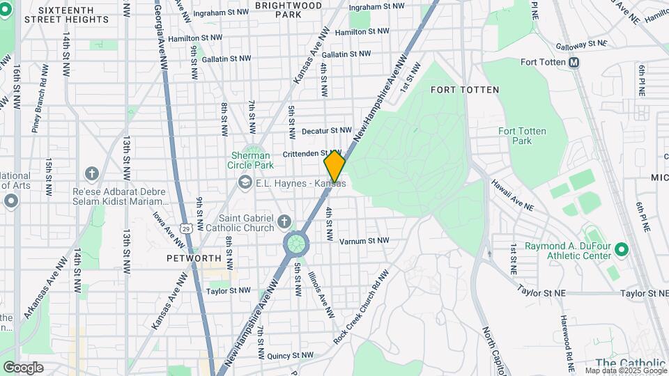 4513 New Hampshire Ave NW Map and Location Details