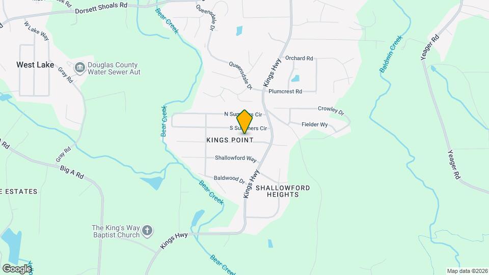 6206 Shallow Creek Ln Map and Location Details