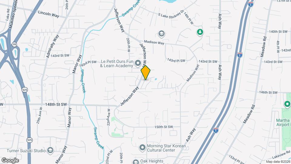 14513 19th Ave W Mapa y Detalles de la Ubicación