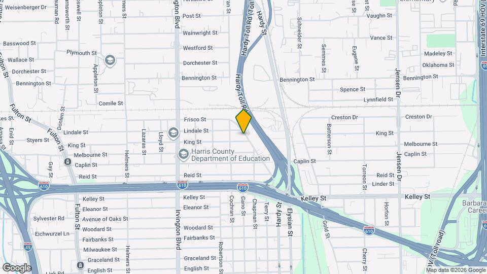 6505 Frisco St Map and Location Details