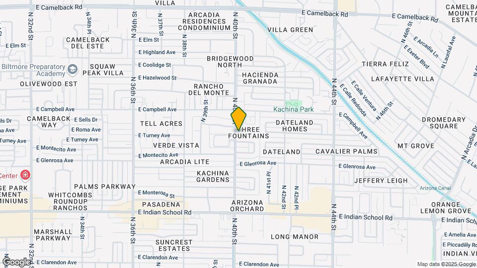 4411 N 40th St Map and Location Details