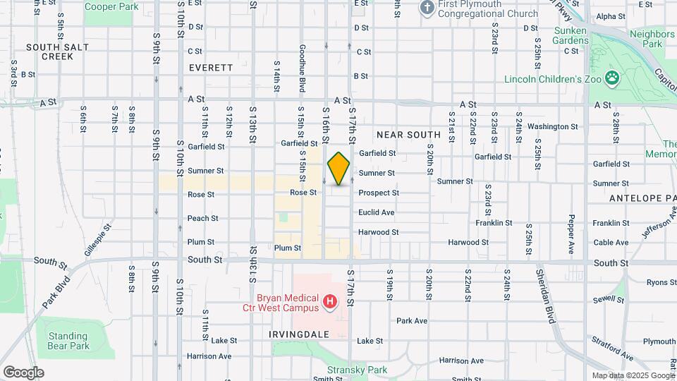 1639 Prospect St Map and Location Details