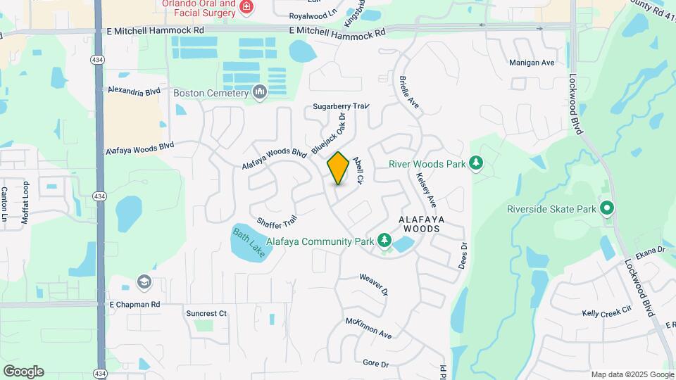 1024 Olliff Way Map and Location Details