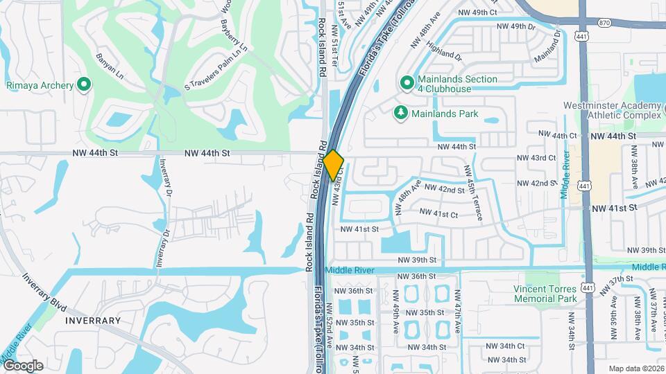 4199 NW 52nd Ave Map and Location Details