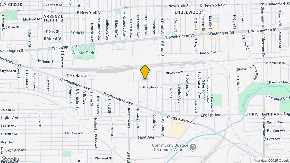 256 S Temple Ave Map and Location Details