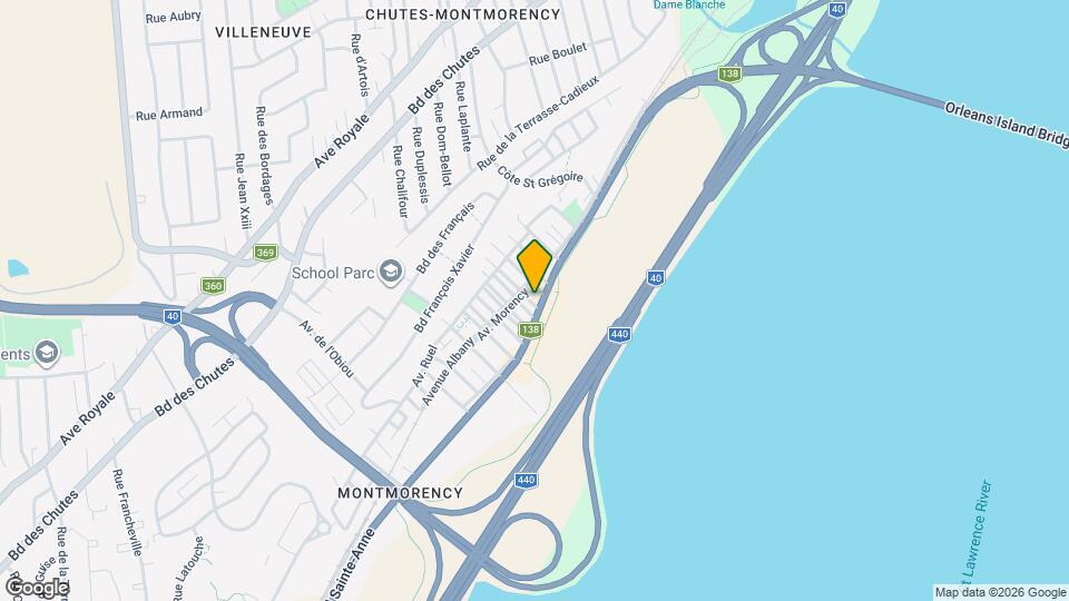 4751 Sainte-Anne Boul Map and Location Details