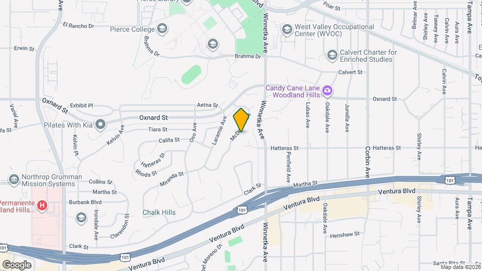 5834 McDonie Ave Map and Location Details