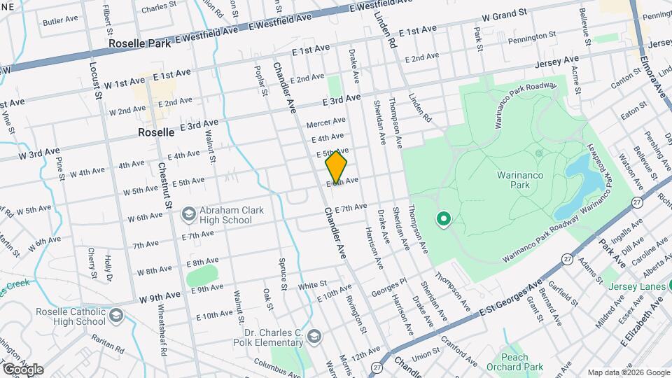 416 E 6th Ave Map and Location Details