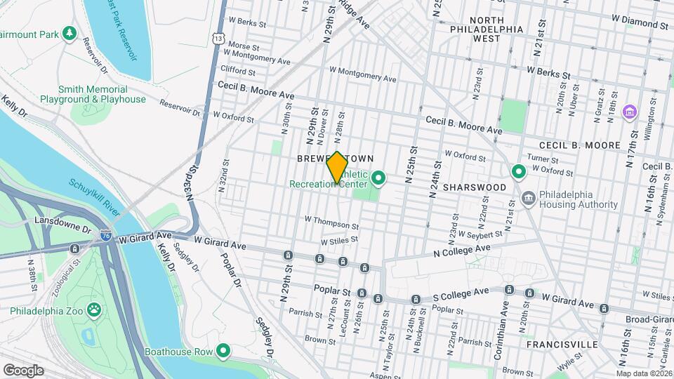 1410 N Marston St Map and Location Details