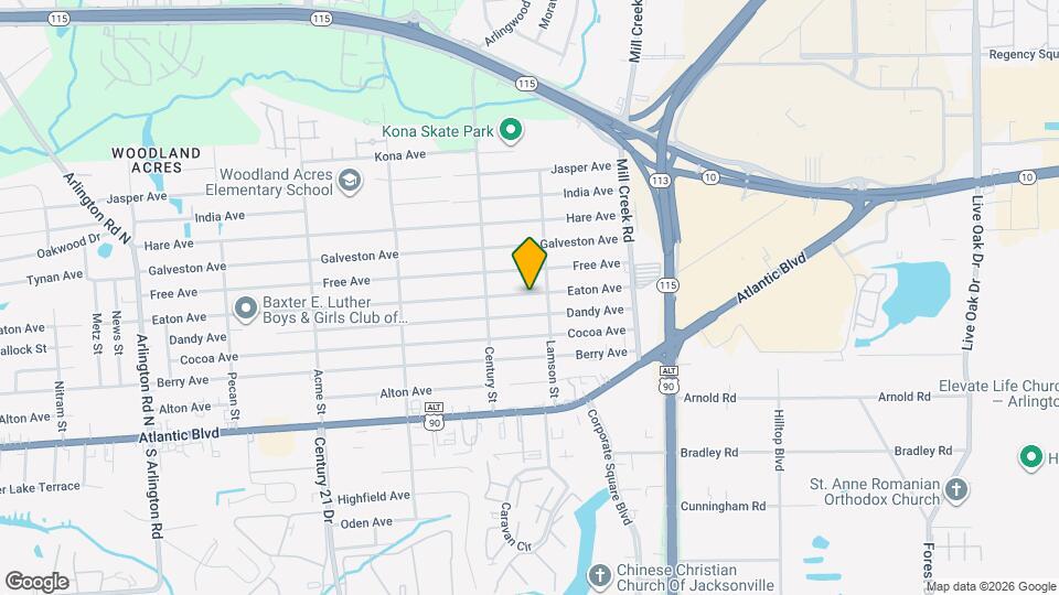 8822 Eaton Ave Map and Location Details