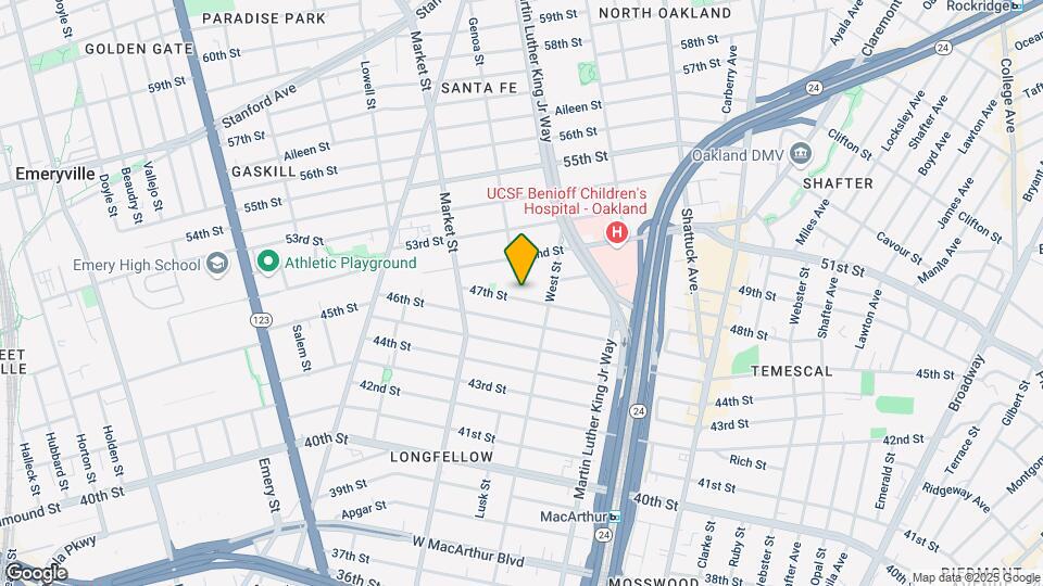840 47th St Map and Location Details