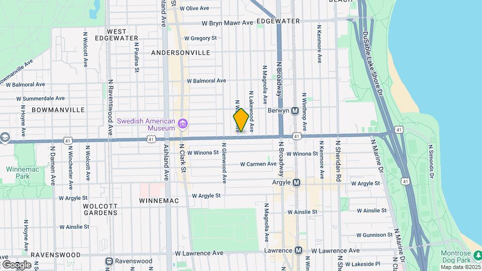 5201 N Wayne Ave Map and Location Details