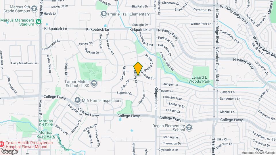 1062 Colony St Map and Location Details