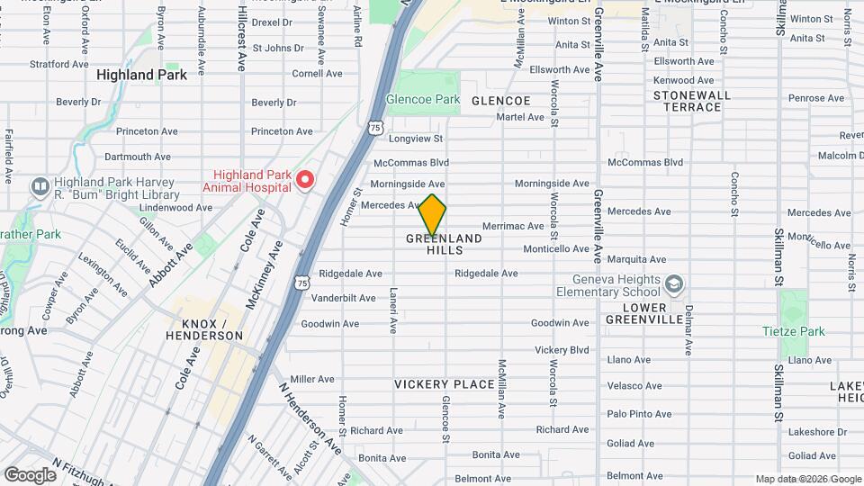 5343 Monticello Ave Map and Location Details