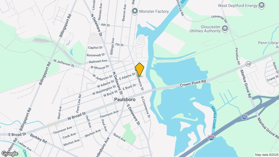 1201 N Commerce St Map and Location Details