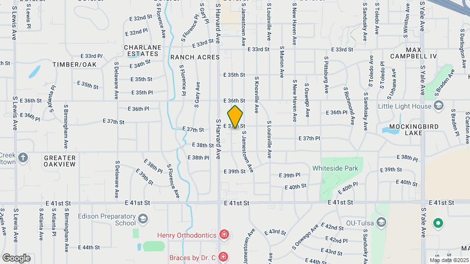 3711 S Indianapolis Ave Map and Location Details