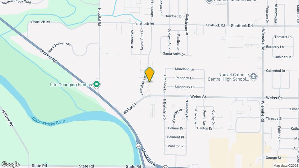 2570 Ivy Hill Ln Map and Location Details