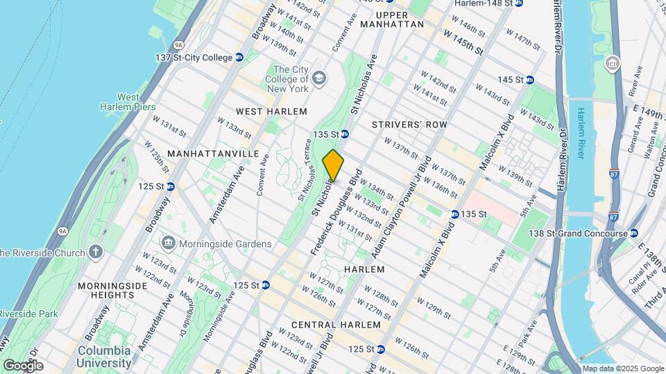 454 Saint Nicholas Ave, Unit 4SF Mapa y Detalles de la Ubicación