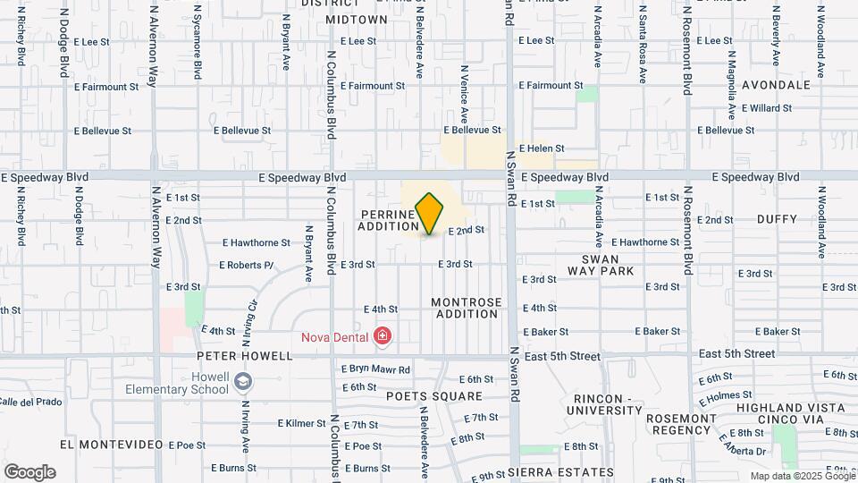 926 N Belvedere Ave Mapa y Detalles de la Ubicación
