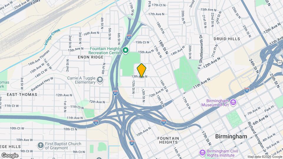 1227 13th Ave N Map and Location Details