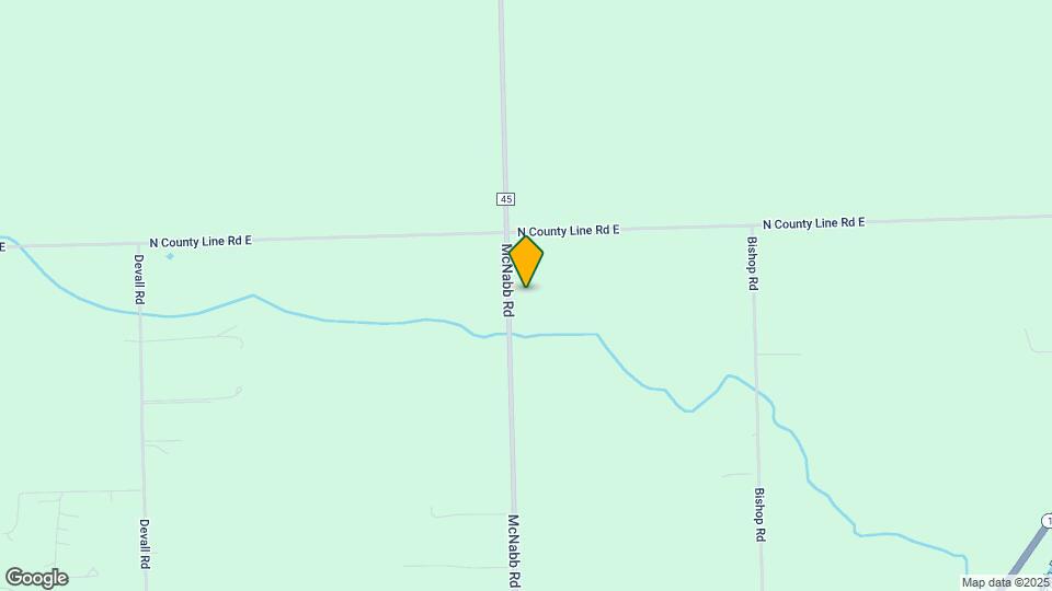 19202 McNabb Rd Map and Location Details