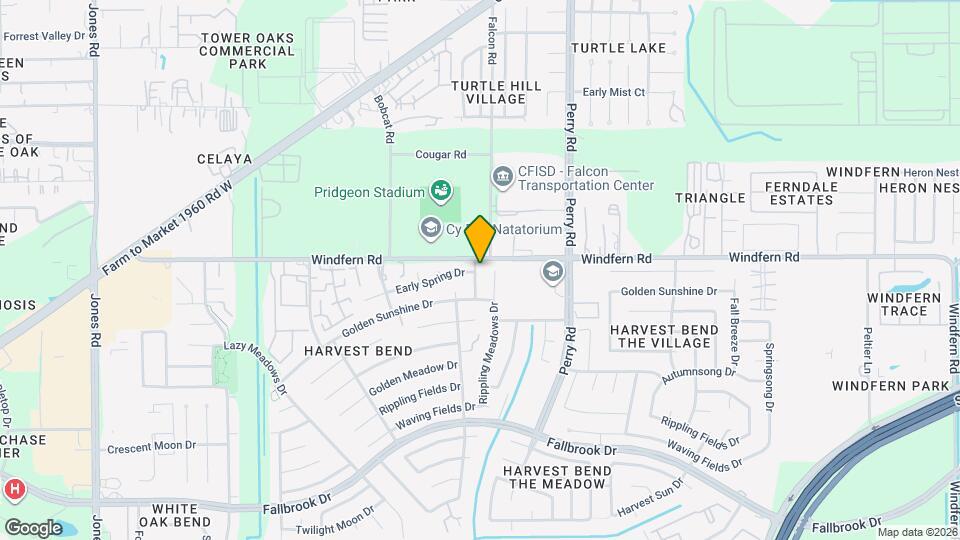 11222 Broadsweep Dr Map and Location Details