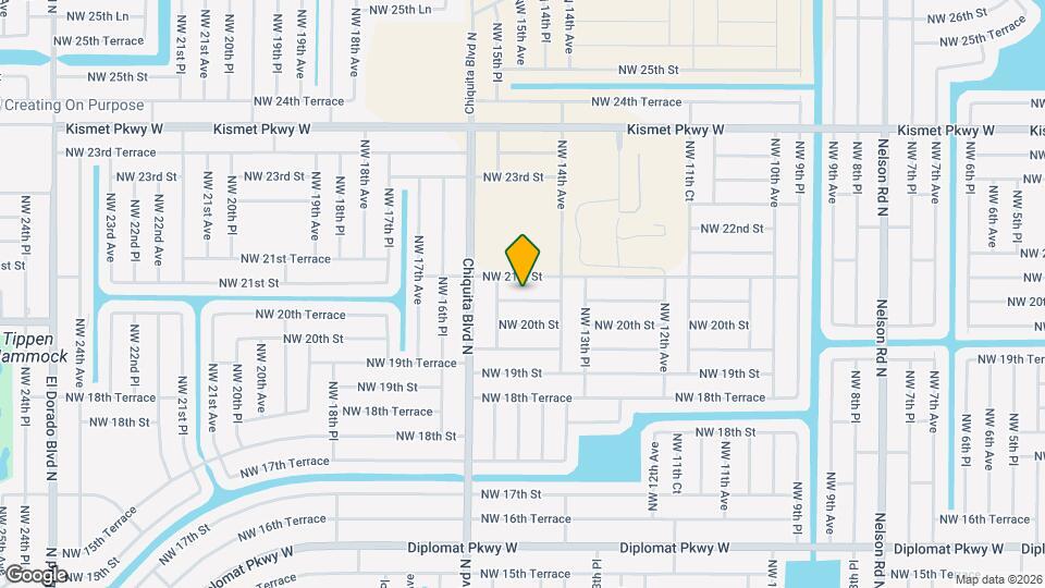 1431 NW 20th Terrace Map and Location Details